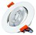 Spot Led Direcional Embutir Redondo 5w Bivolt Branco LLUM Bronzearte - Imagem 10