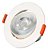 Spot Led Direcional Embutir Redondo 5w Bivolt Branco LLUM Bronzearte - Imagem 9
