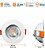 Spot Led Direcional Embutir Redondo 5w Bivolt Branco LLUM Bronzearte - Imagem 7