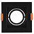Spot Face Recuada Embutir Quadrado 14cm Preto Opus - Imagem 1