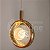 2020111/2G - Pendente De Vidro Dourado Agua Viva D80Mm 6W 3200K - Imagem 2