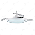 Ventilador De Teto Retratil Com PLAFON LED BREEZE HOME BRANCO - Imagem 1