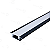Perfil Slim Para Fita Led Embutido 24X7X3M Barra Com 3M Embuled - Preto - Imagem 1