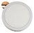 Painel Home Led Sobrepor Redondo 1400 Lúmens 3000K Branco Quente 18W Bivolt 21Cm Branco Llum Bronzearte - Imagem 1