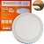 Painel Home Led Sobrepor Redondo 1400 Lúmens 3000K Branco Quente 18W Bivolt 21Cm Branco Llum Bronzearte - Imagem 2