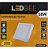 Painel Led Sobrepor Quadrado 3000K Branco Quente 18W Branco Ledbee - Imagem 4