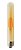 Lampada Led Filamento Tubo T30 E27 320 Lumens 2200K Ambar 4W Bivolt Llum Bronzearte - Imagem 1