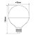 Lampada Led Globo G95 E27 700 Lumens 3000K Branco Quente 9W Bivolt 180° Galaxy - Imagem 6