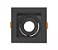 Spot Embutido Recuado Bers-Gu10 Mr11 Quadrado Preto CTB - Imagem 1