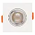 Spot Easy Led Embutir Quadrado 240 Lúmens 3W Bivolt 7,5Cm Branco Llum Bronzearte - Branco Quente - Imagem 1