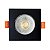 Spot Easy Led Embutir Quadrado 450 Lumens 5W Bivolt 8,5Cm Preto Llum Bronzearte - Branco Frio - Imagem 1