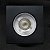 Spot Easy Led Embutir Quadrado 450 Lumens 5W Bivolt 8,5Cm Preto Llum Bronzearte - Branco Frio - Imagem 3