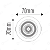Spot LED MR11 Embutir Redondo 3W 6500K Branco Frio Bivolt Embuled - Imagem 2