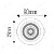 Spot LED Embutir MR16 Redondo 7W Branco Frio 6500K Bivolt Embuled - Imagem 2