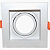 Spot Embutir Recuado MR16 GU10 Quadrado Branco Embuled - Imagem 2
