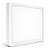 Painel LED Sobrepor Quadrado 18W Branco Frio 6500K Bivolt Branco Golf - Imagem 1