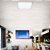 Painel LED Slim Embutir Quadrado 18W 1400 Lumens Branco Quente 3000K Bivolt 22,5cm LLUM Bronzearte - Imagem 8