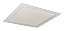 Painel LED Slim Embutir Quadrado 18W 1400 Lumens Branco Quente 3000K Bivolt 22,5cm LLUM Bronzearte - Imagem 2