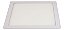 Painel LED Slim Embutir Quadrado 18W 1400 Lumens Branco Quente 3000K Bivolt 22,5cm LLUM Bronzearte - Imagem 5