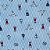TRICOLINE 1/2 METRO PRINCESS MARESIA COR BLUE - Imagem 2