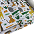 CORINO ESTAMPADO 1/2 METRO SAVANA LARANJA - Imagem 1