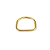 MEIA ARGOLA DOURADO CATAFORETICO 25MM AR 2,7 PACOTE COM 10 PEÇAS - Imagem 1