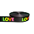 ALÇA ACETINADA 40MM ESTAMPADA COR LOVE NEON 1 METRO - Imagem 1