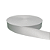 ALÇA ACETINADA 40MM LISA COR PRATA 1 METRO - Imagem 1