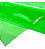 CRISTAL COLOR 0,40 COR VERDE NEON 1/2 METRO - Imagem 1