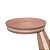 ALÇA 30MM 1 LISTRA COR ROSA VELHO LISTRA CREME (METRO) - Imagem 1