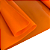 PVC SILICONE 0,7MM 1/2 METRO COR LARANJA - Imagem 1