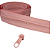 ZIPER 0,6 TRATORADO 1 METRO COR ROSA CANDY 5005 - Imagem 2
