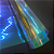 CRISTAL HOLOGRAFICO LARANJA 0,40MM 1/2 METRO - Imagem 3