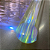 CRISTAL HOLOGRAFICO LARANJA 0,40MM 1/2 METRO - Imagem 2