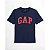 Camiseta Gap Azul Marinho Tamanho P - Logo Gap Vermelho - Imagem 1