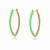 Argola oval neon cravejada - Imagem 4