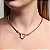 Choker serpente com mosquetão de coração - Imagem 1