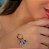Argolinha pedras pingente - Imagem 1