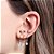 Kit argolinha estrela cristal G e P - Imagem 1