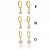 Kit argolinha estrela cristal G e P - Imagem 3