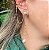 Brinco corrente pérola com piercing - Imagem 2