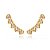 Ear cuff ponto coraçoes - Imagem 2