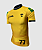 T-Shirt Lycra WSL Filipe Toledo 77 Amarela - Imagem 1