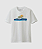 T-Shirt WSL Saqua Por-do-Sol Branca - Imagem 1
