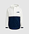 Corta-Vento WSL Zíper Cover Branco/Azul - Imagem 1