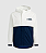 Corta-Vento WSL Zíper Cover Branco/Azul - Imagem 2