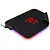 Mousepad Gamer Redragon Pluto, Com LED RGB, Ajuste de Iluminação, Dobrável, 33X26Cm, Grande, Preto - P026 - Imagem 1