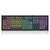 Teclado Usb Gamer Crux Rainbow Full Size Sem fio Wireless Redragon Preto E Cinza K518r-wl-gb - Imagem 4