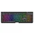 Teclado Gamer T-dagger Nova RGB, Membrana, Full Size, USB, ABNT2, Preto - T-TGK110 PT - Imagem 5