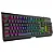 Teclado Gamer T-dagger Nova RGB, Membrana, Full Size, USB, ABNT2, Preto - T-TGK110 PT - Imagem 1